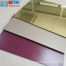 Hot sale Alumetal alucobond mirror acm panel alucobond material